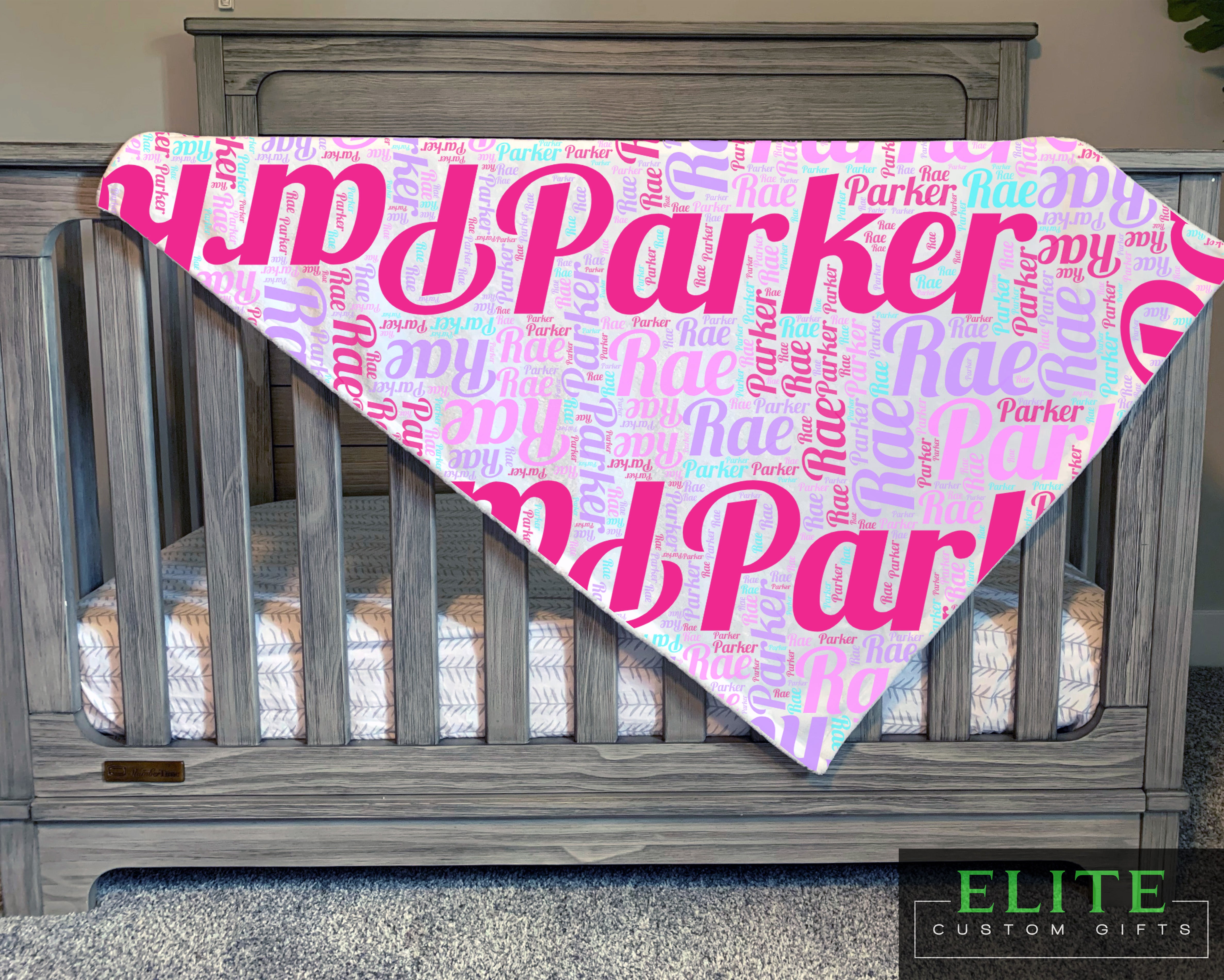 Personalized Baby Name Blanket